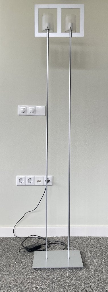 Vloerlamp, hanglamp en wandlamp vierkant design, Ophalen, Gebruikt, Minder dan 100 cm