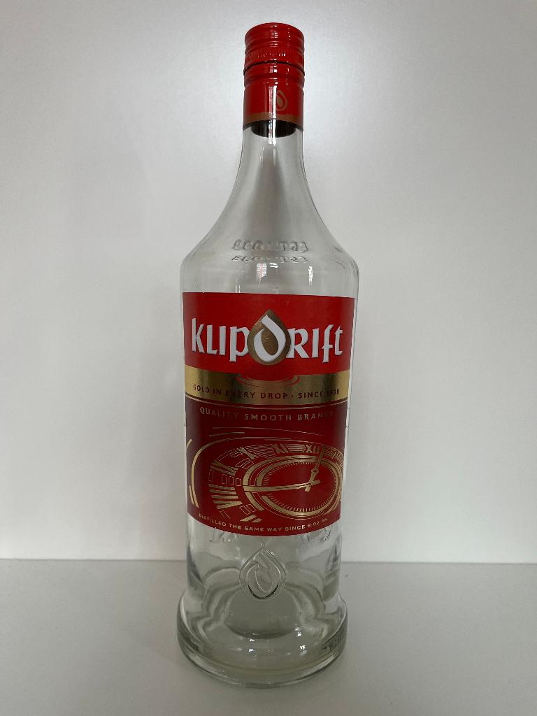 Klipdrift brandy fles 1l, Ophalen of Verzenden, Nieuw, Overige typen