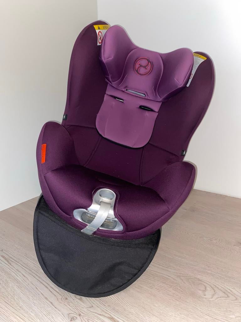 Cybex Sirona autostoel draaibaar met isofix – roze/paars, Kinderen en Baby's, Autostoeltjes, Verstelbare rugleuning, 0 t/m 18 kg