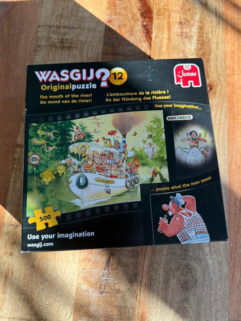 Wasgij puzzel compleet 500 stukjes, Ophalen of Verzenden, 500 t/m 1500 stukjes, Zo goed als nieuw