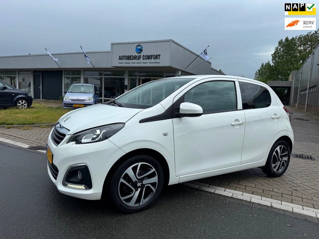 Peugeot 108 1.2 Puretech Allure, Voorwielaandrijving, Euro 5, Stof, Gebruikt