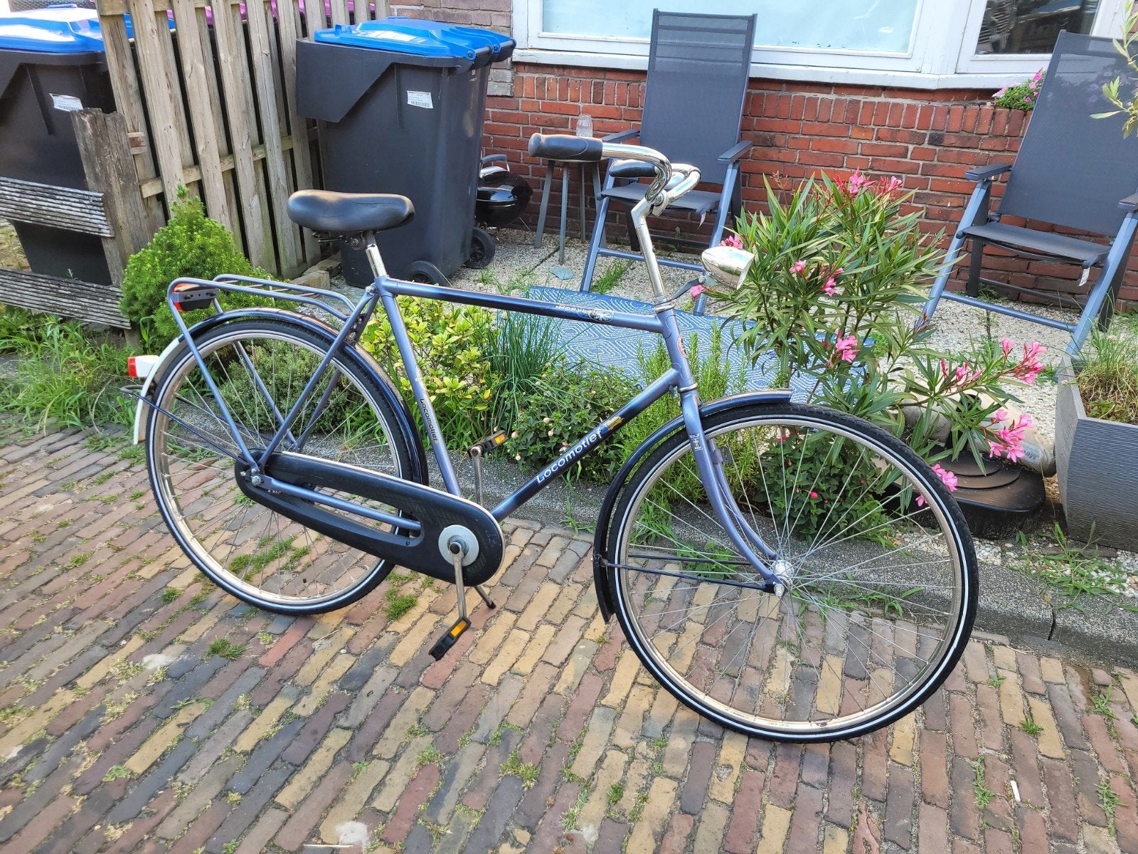 Herenfiets Locomotief Populair, 57 tot 61 cm, Ophalen, Gebruikt, Overige merken
