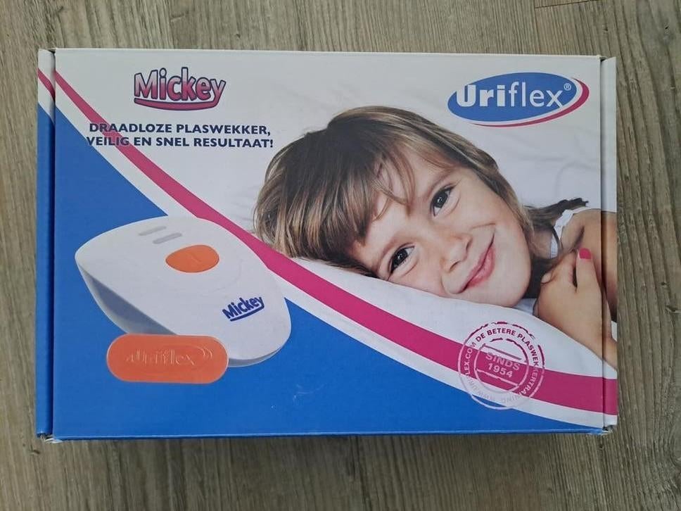 Uriflex Mickey Draadloze Plaswekker - Effectieve Bedplasklok, Ophalen of Verzenden