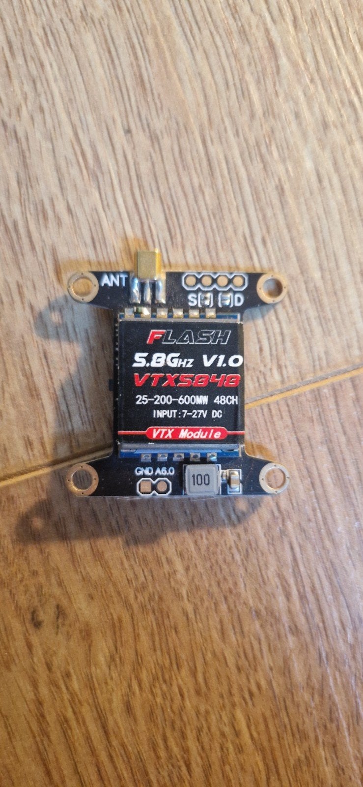 Flash VTX Module 5.8GHz 600mW, Ophalen of Verzenden, Zo goed als nieuw