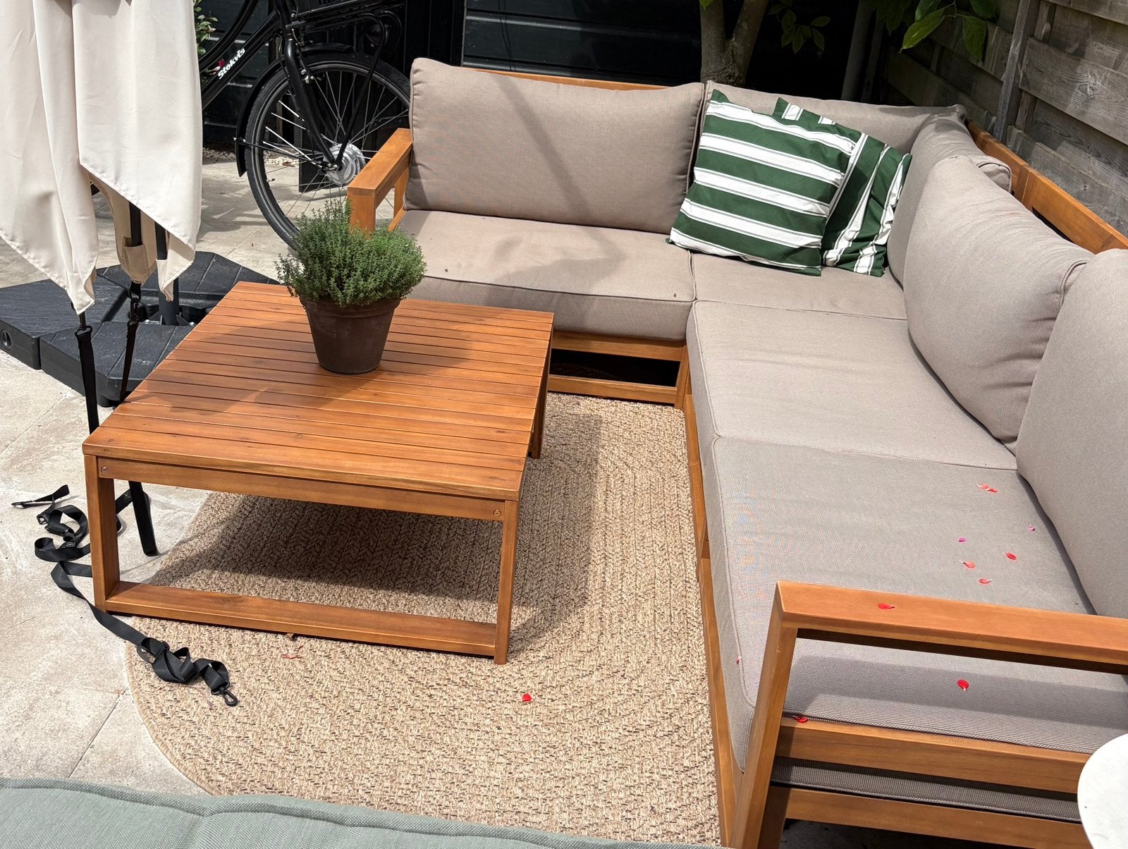 Salontafel tuin Timor - Nieuw, licht beschadigd, Ophalen, Nieuw, Rechthoekig, Hout