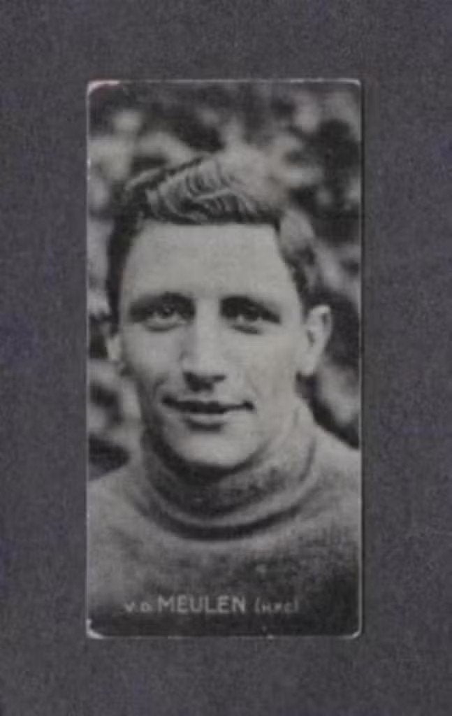Voetbalplaatje Van der Meulen HFC Haarlem Jaren 20/30., Ophalen of Verzenden, Zo goed als nieuw