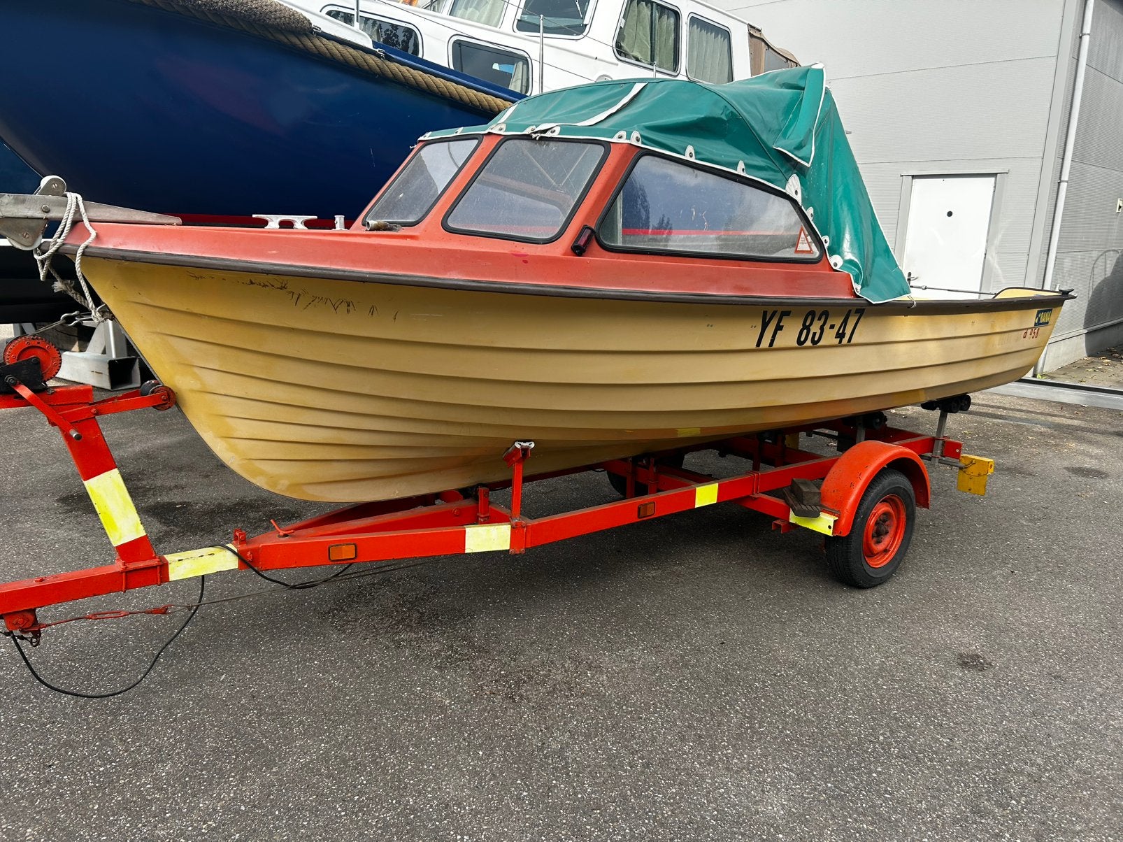 Rana 17 fisk de perfecte visboot incl. Trailer, Watersport en Boten, Ophalen, Overige merken, Gebruikt, Elektrische start