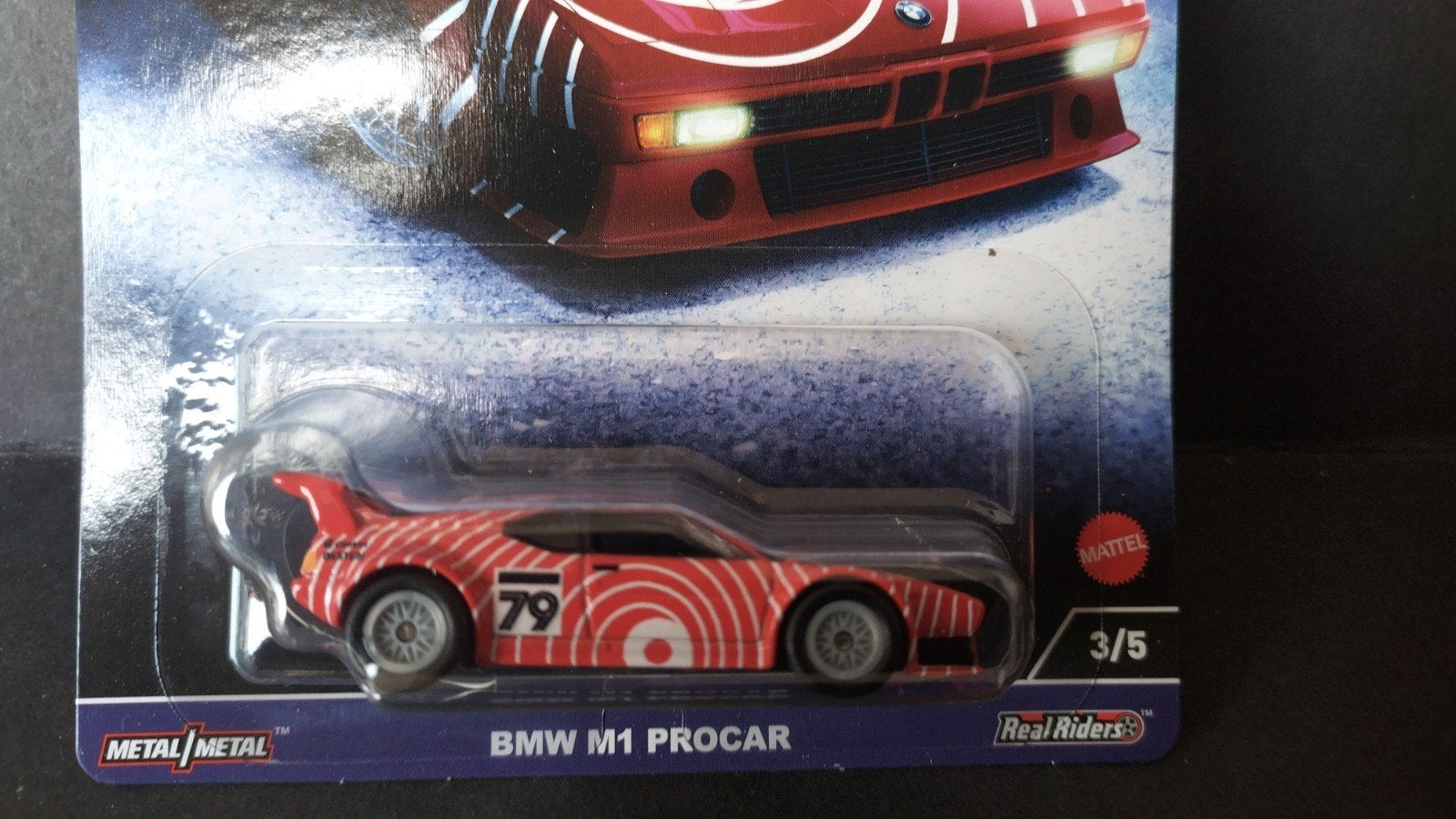 BMW M1 Procar 1:64 3inch Hotwheels Premium Pol, Auto, Verzenden, Nieuw, M