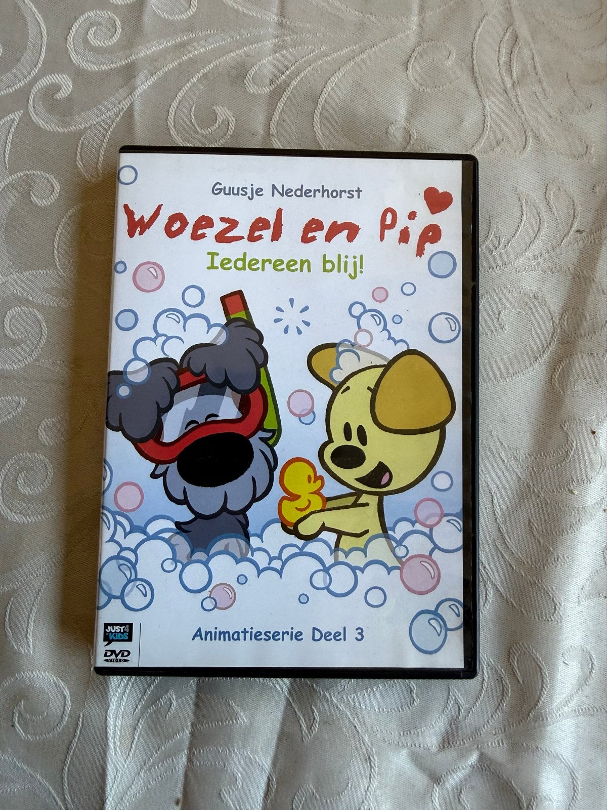 Woezel en Pip: Iedereen blij! - Animatiereeks Deel 3 DVD, Cd's en Dvd's, Gebruikt, Animatie, Alle leeftijden, Tv-serie