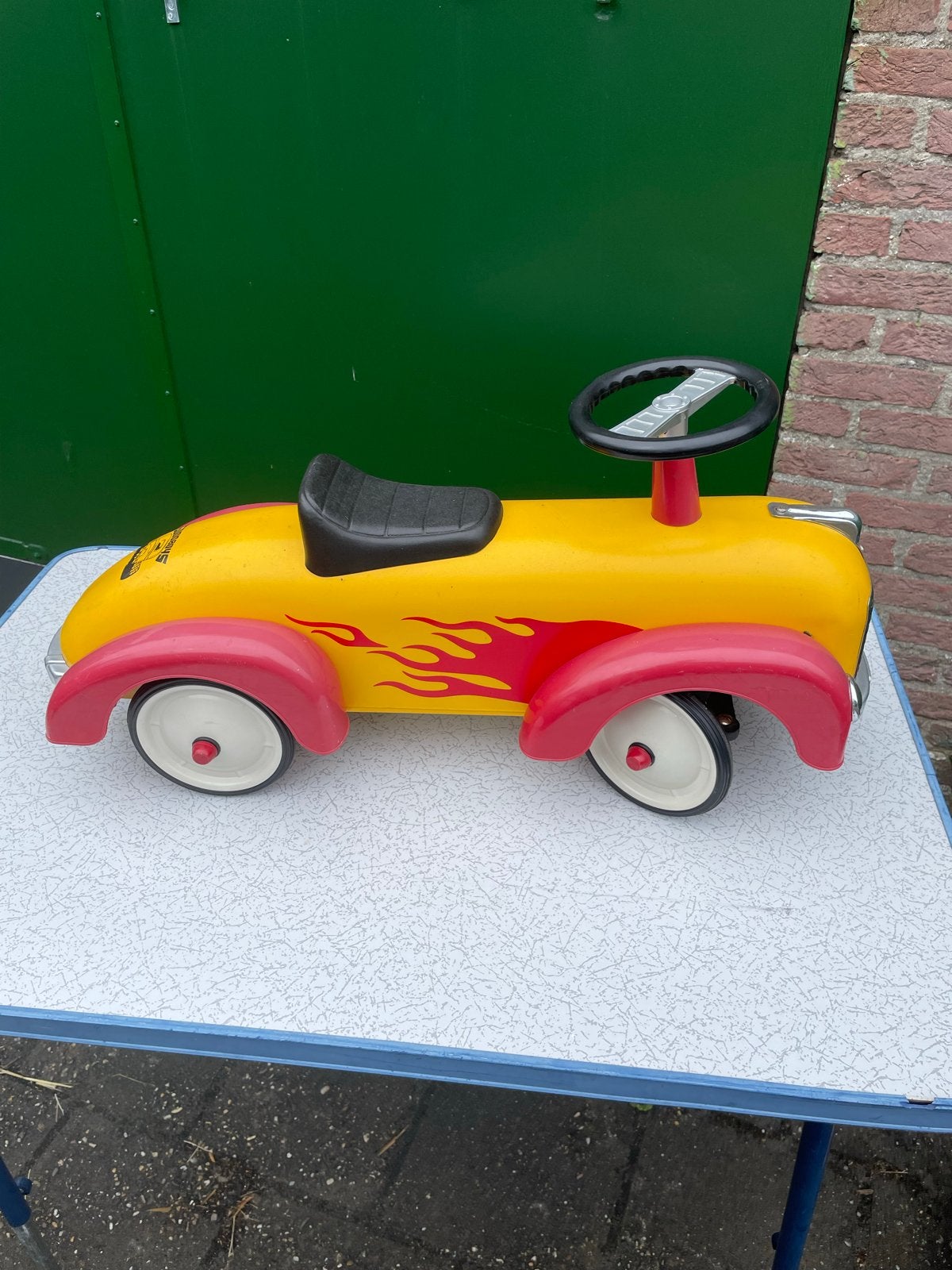 Goodboys Loopauto Geel/Rood - Vintage Stijl, Ophalen, Gebruikt