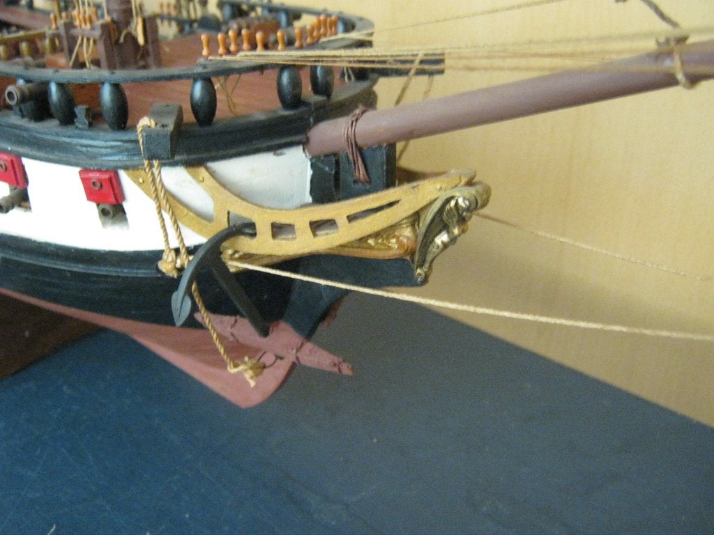 Scheepsmodel-Modelschip. ESSEX., Ophalen, Gebruikt