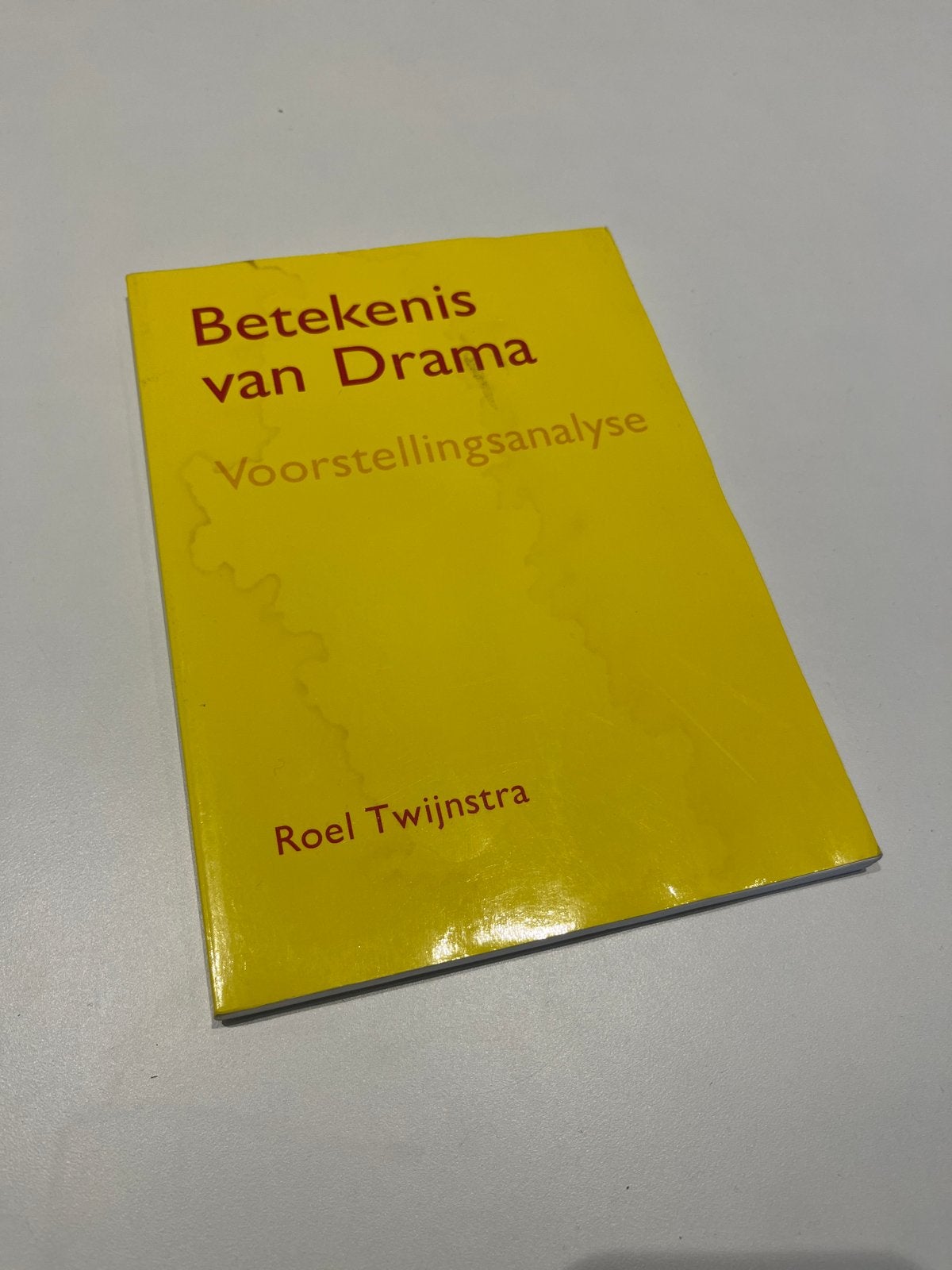 Betekenis van Drama - Voorstellingsanalyse Roel Twijnstra, Boeken, Ophalen of Verzenden, Alpha, Gelezen, HBO
