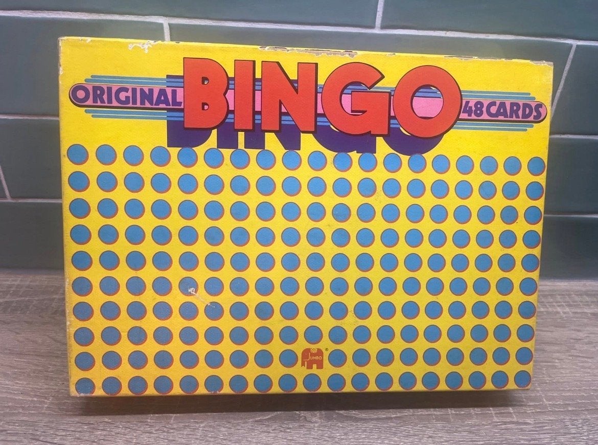 Origineel Bingo spel - 48 kaarten, Hobby en Vrije tijd, Vijf spelers of meer, Ophalen of Verzenden, Gebruikt