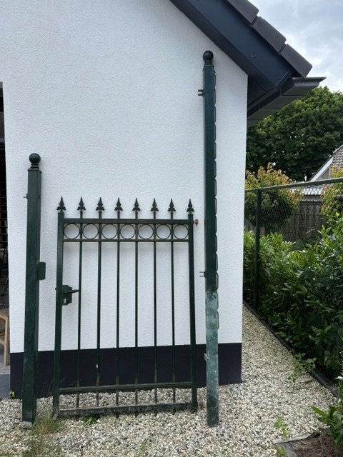 tuinpoort, Ophalen, Gebruikt, IJzer, Tuinhek