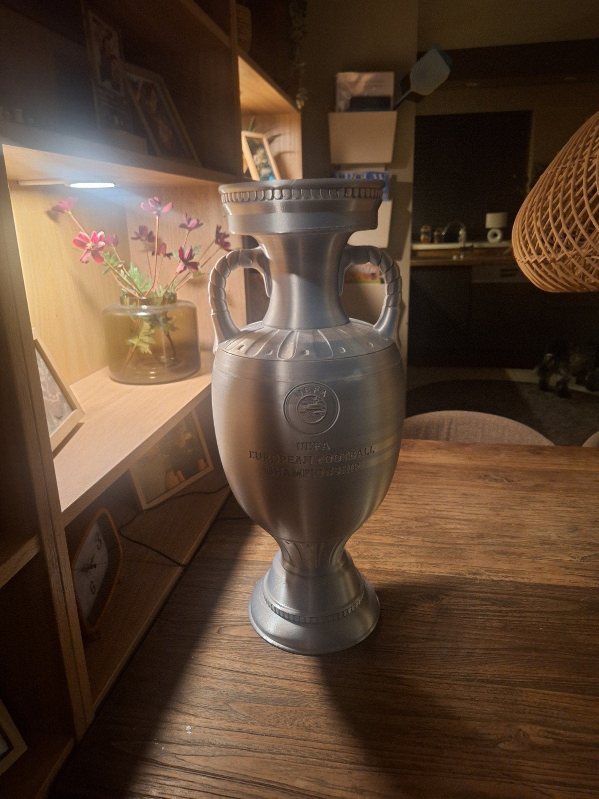 UEFA Eurocup Trofee 1:1 replica - 60 cm, Buitenlandse clubs, 3Demandstudio, Nieuw, Ophalen of Verzenden