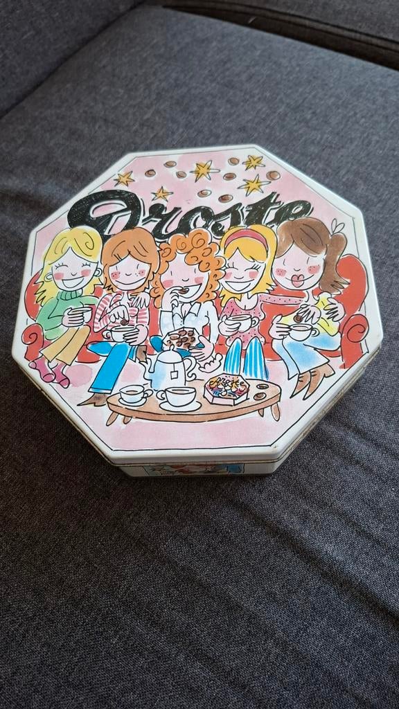 Droste Blond Amsterdam 8-hoekig blik, Verzamelen, Blikken, Ophalen of Verzenden, Overige, Droste