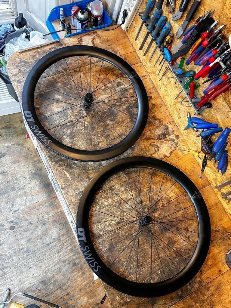 DT Swiss ARC1600 55mm carbon wielset, Wiel, DT Swiss, Ophalen of Verzenden, Zo goed als nieuw