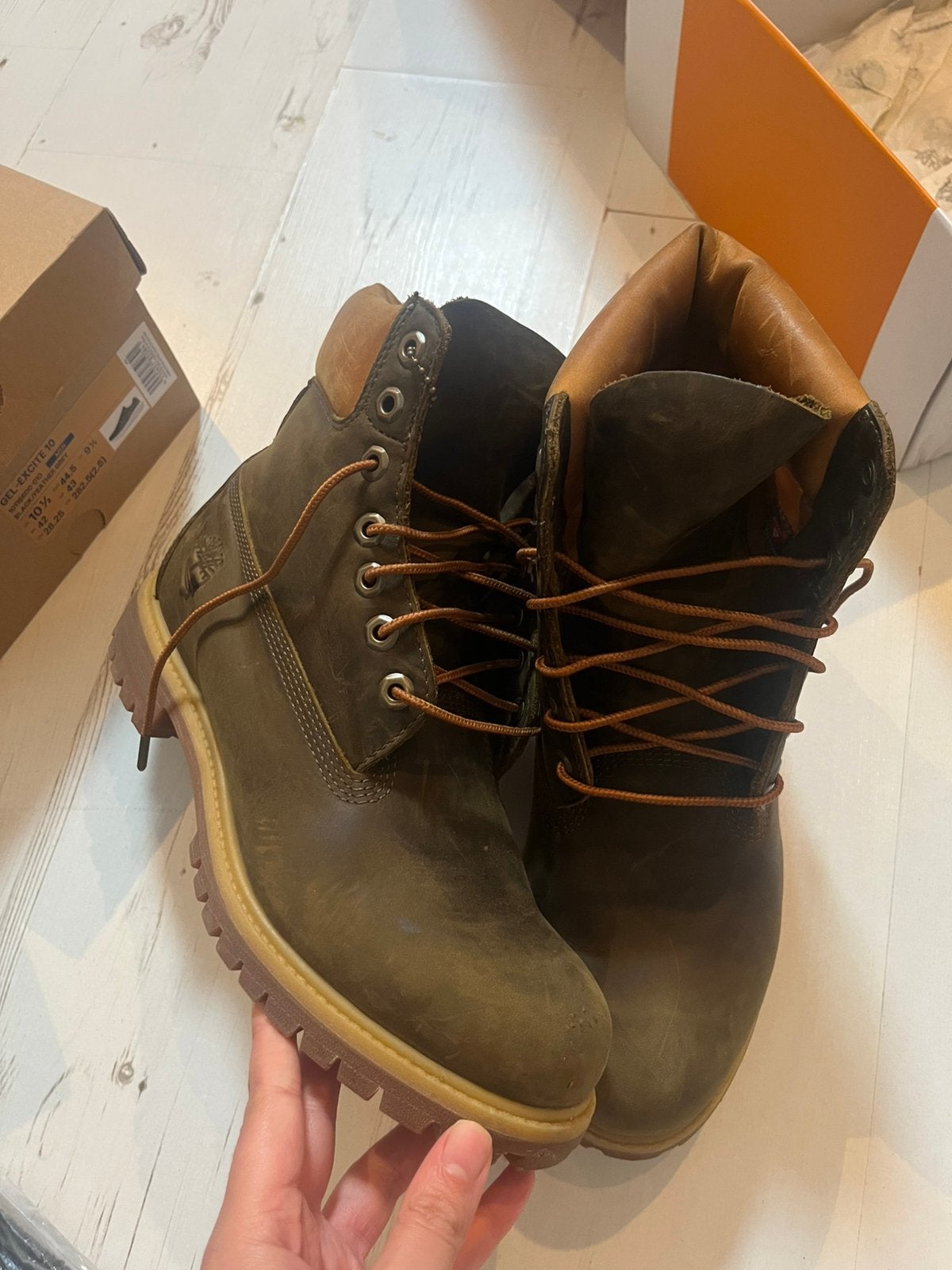 Timberland winterboots maat 43 waterproof, Ophalen of Verzenden, Zo goed als nieuw, Bruin, Boots