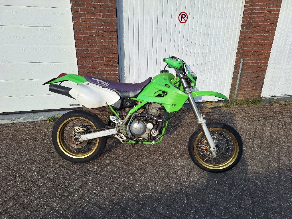 Kawasaki KLX 650 Supermotard, Gebruikt, Particulier, Handgeschakeld, 12 t/m 35 kW