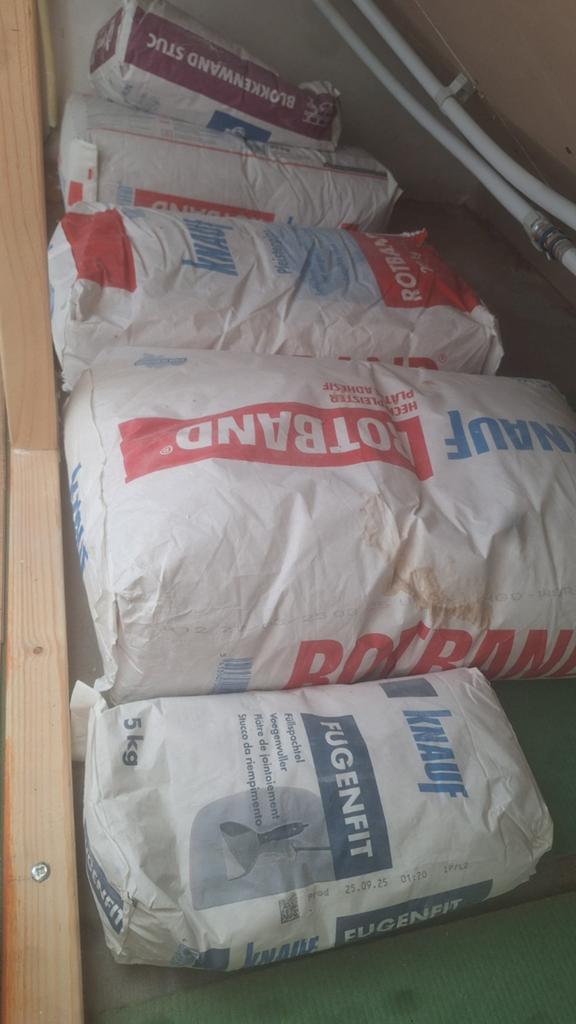 Stuc Knauf Rotband Fugenfit Blokkenwand stuc, Ophalen of Verzenden, Overige materialen, Minder dan 4 cm, 15 m² of meer
