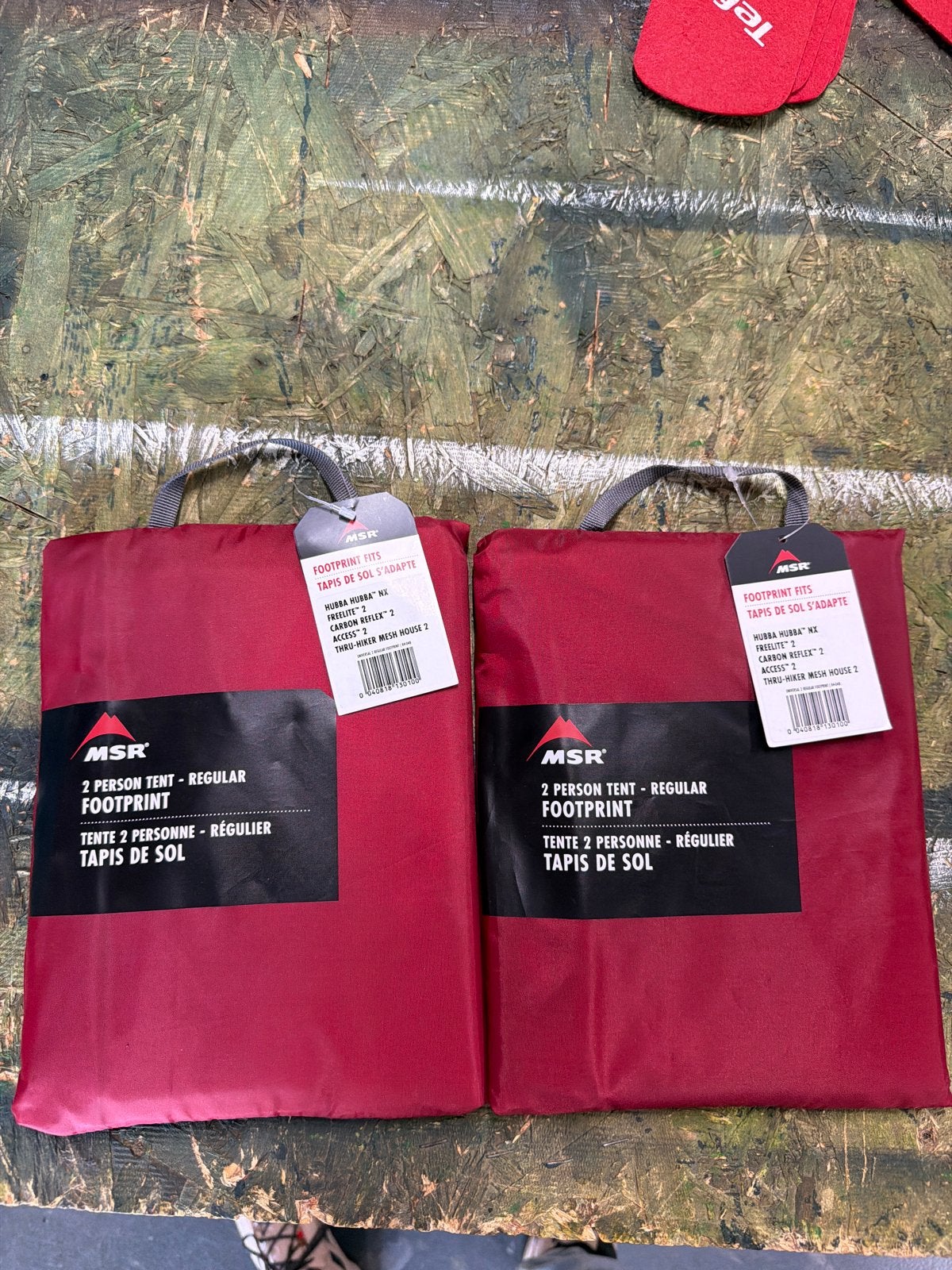 2 x MSR 2-persoons tent grondzeil - Regular Footprint, Verzenden, Nieuw, Tot en met 2