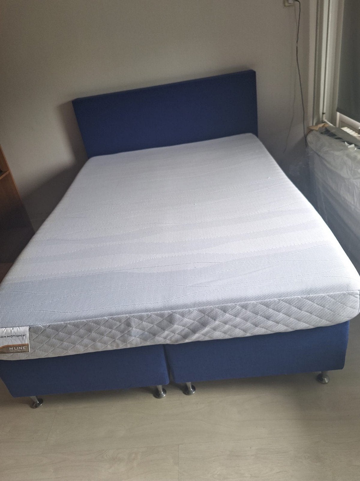 Boxspring 1.40 zonder matras!, Ophalen, Zo goed als nieuw, Tweepersoons, 140 cm