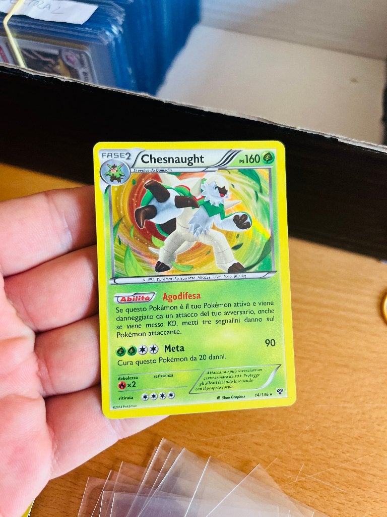 Chesnaught 14/146 Holo XY Pokemon, Verzenden, Zo goed als nieuw, Losse kaart, Foil