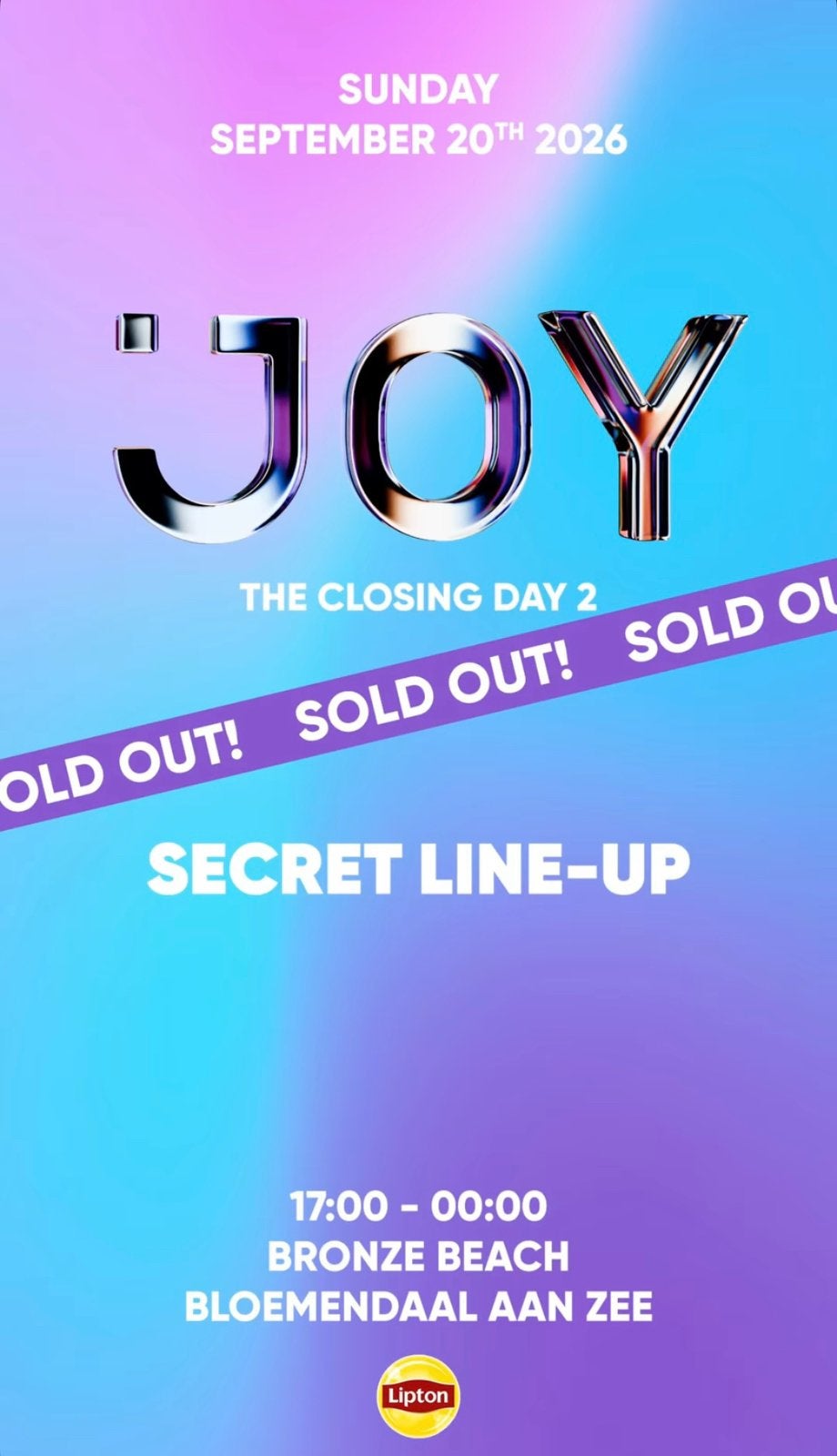 Joy closing dag 2 (2 tickets), Ophalen, Zo goed als nieuw, Tarot of Kaarten leggen, Overige typen