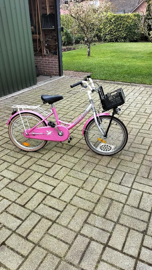 Mooi Rose kinderfietsje 20  inch., Ophalen, Zo goed als nieuw, Minder dan 16 inch