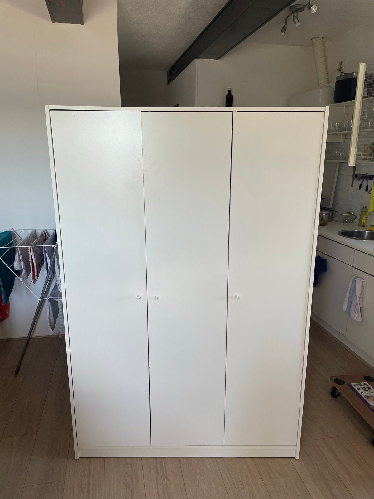 Ikea Kleppstad kledingkast met 3 deuren, Ophalen, 100 tot 150 cm, Zo goed als nieuw, 150 tot 200 cm