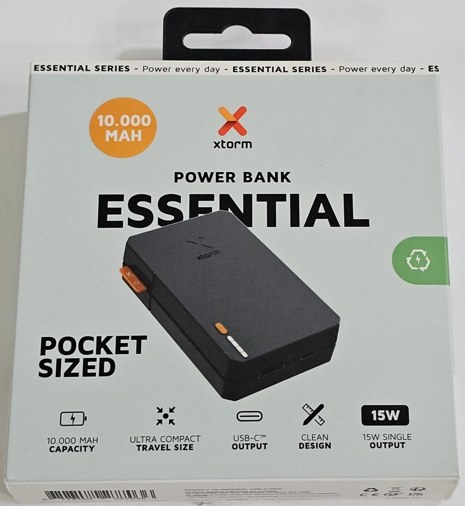 Xtorm Essential Powerbank - 10.000mAh - Grijs | Nieuw