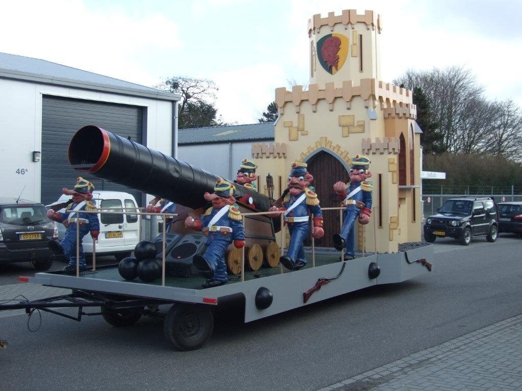Carnavalswagen, Ophalen of Verzenden, Zo goed als nieuw, Feestartikel, Carnaval