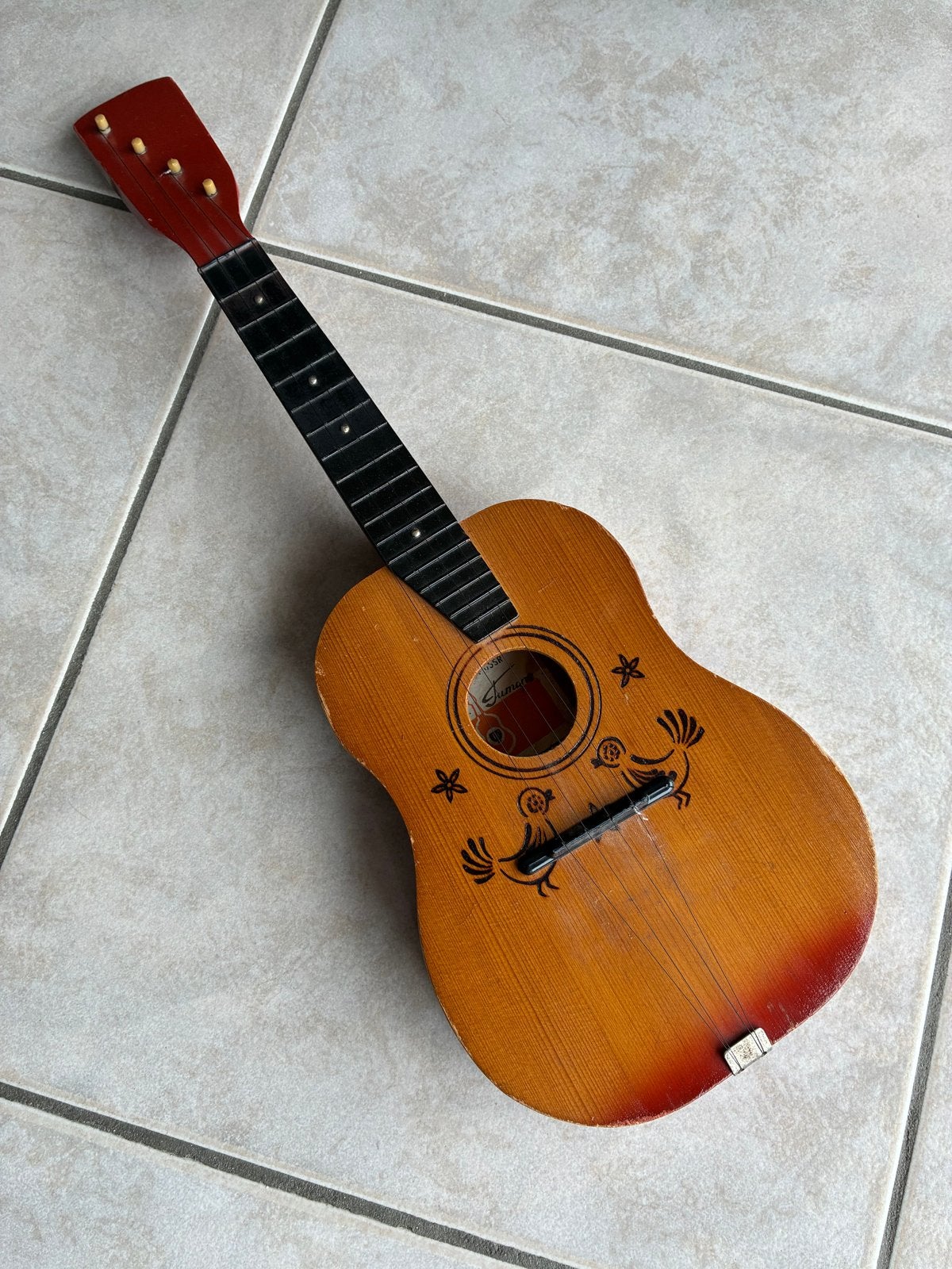 Vintage kinder gitaar / speelgoed gitaar, Ophalen of Verzenden, Gebruikt, Overige typen