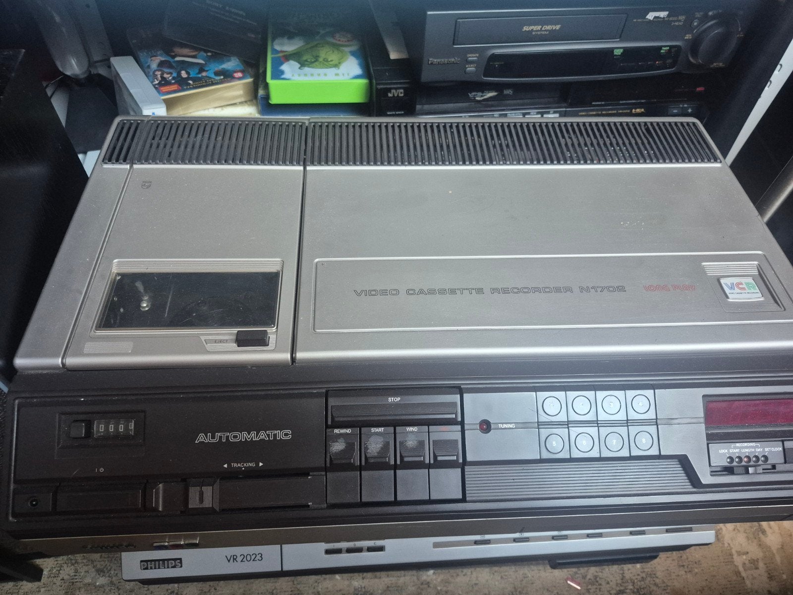 vcr  n1702 video casste, Ophalen