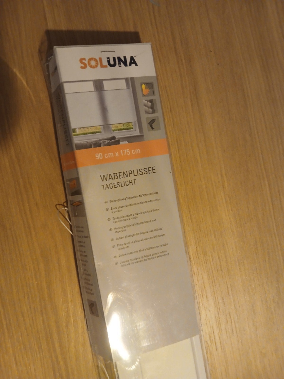 Soluna plissegordijn wit 90 cm x 175 cm, Ophalen, 90 cm, Overige merken, Wit