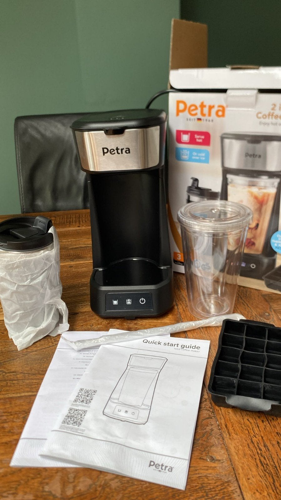 Petra 2-in-1 Iced Coffee Maker - Nieuw in doos, Ophalen of Verzenden, Nieuw, Koffiemachine