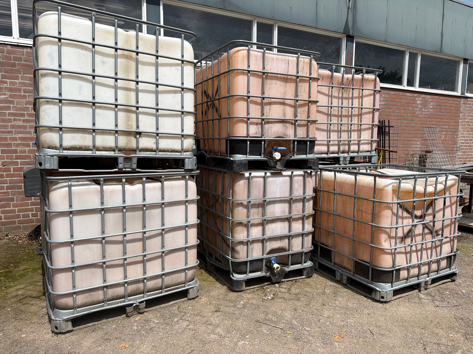1000L IBC ballast tank opslag - 6 stuks beschikbaar, Tuin en Terras, Regentonnen, Ophalen