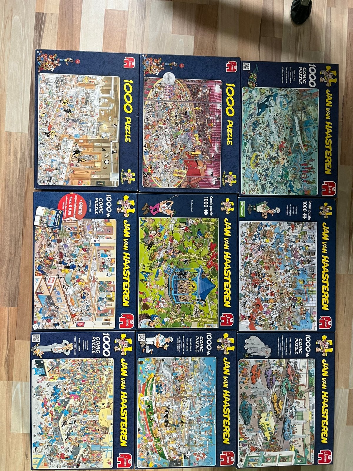 Jan van Haasteren puzzels, Ophalen, 500 t/m 1500 stukjes, Gebruikt, Legpuzzel