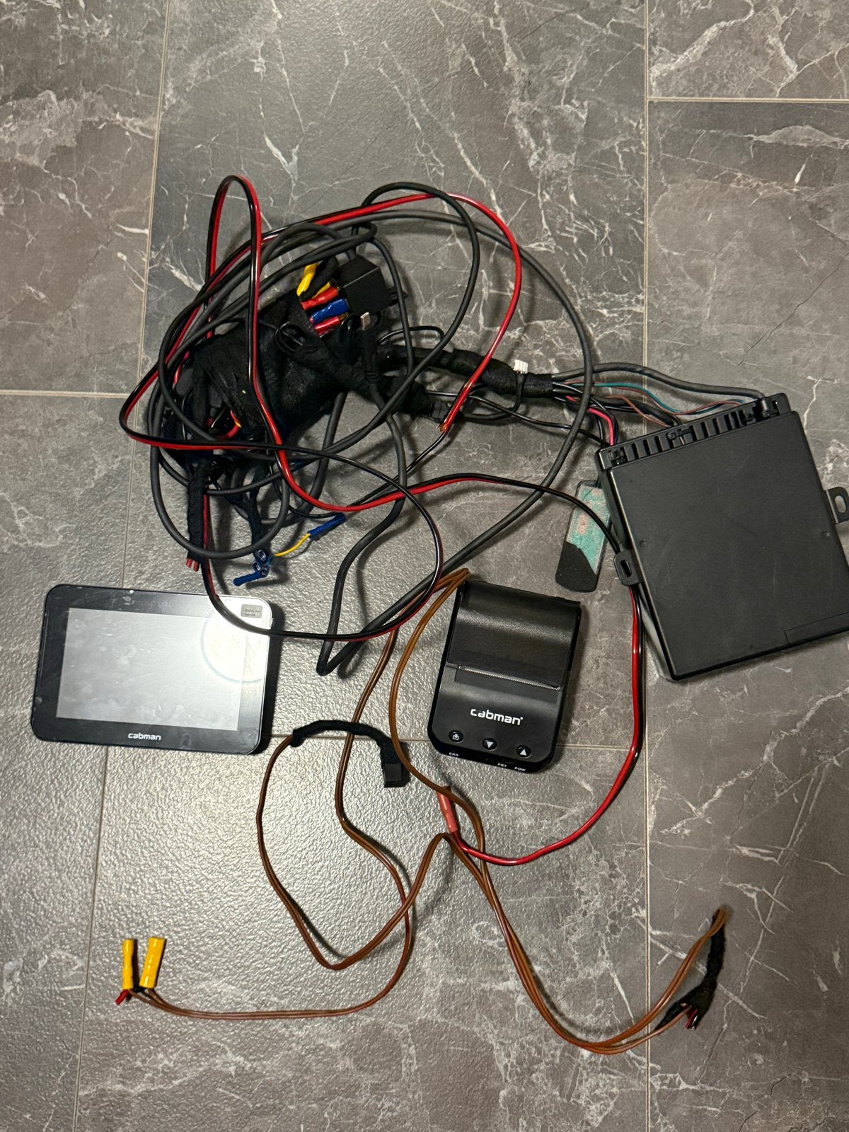 Cabman MDT Compleet met Printer & Taximeter, Auto diversen, Ophalen of Verzenden, Gebruikt