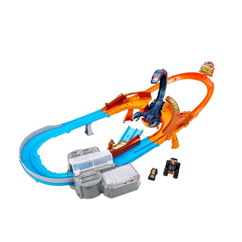 Hot Wheels Scorpion-racebaan, Ophalen, Zo goed als nieuw, Elektrisch, Hot Wheels