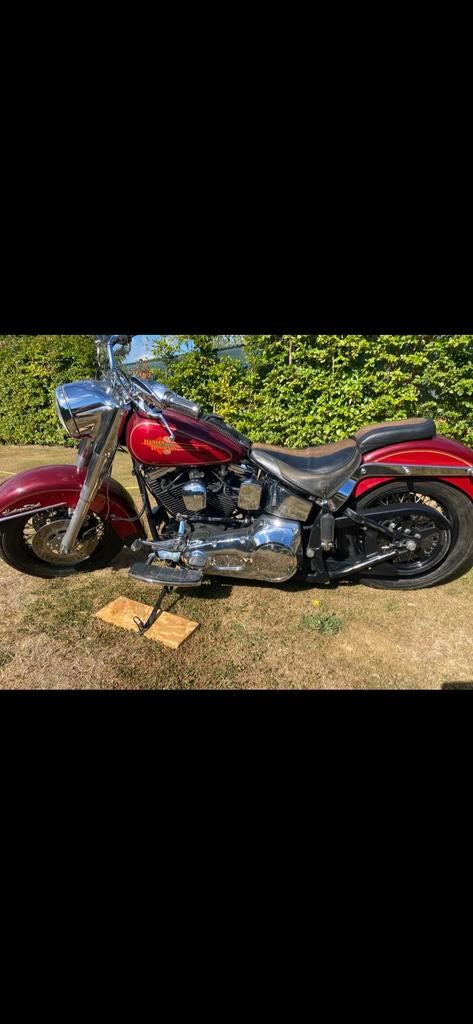 Harley-Davidson softail hertige 1340, 2 cilinders, Sportuitlaat, Gebruikt, Particulier
