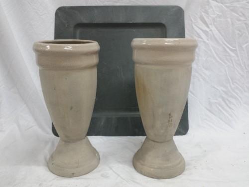 Vazen, beige, 2 stuks, Ophalen of Verzenden