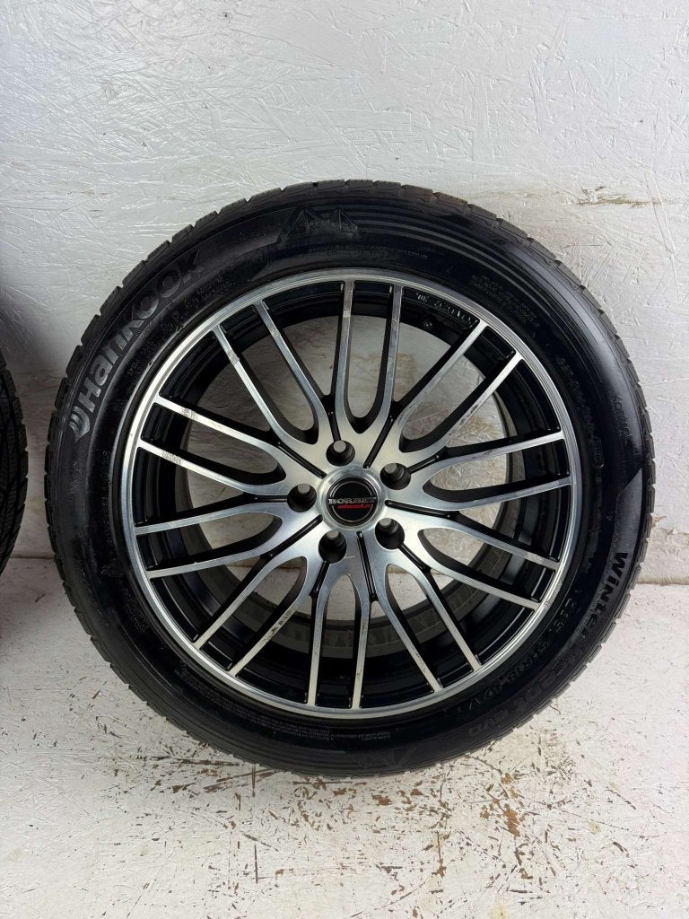 Audi Q3 RSQ3 Volkswagen Tiguan velgen 18" 5x112 winterset, Niet ingevuld, 18 inch, Gebruikt, Banden en Velgen