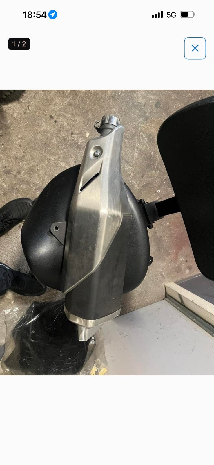 Honda x adv orginele uitlaat, Ophalen of Verzenden, Zo goed als nieuw, Uitlaat, Honda