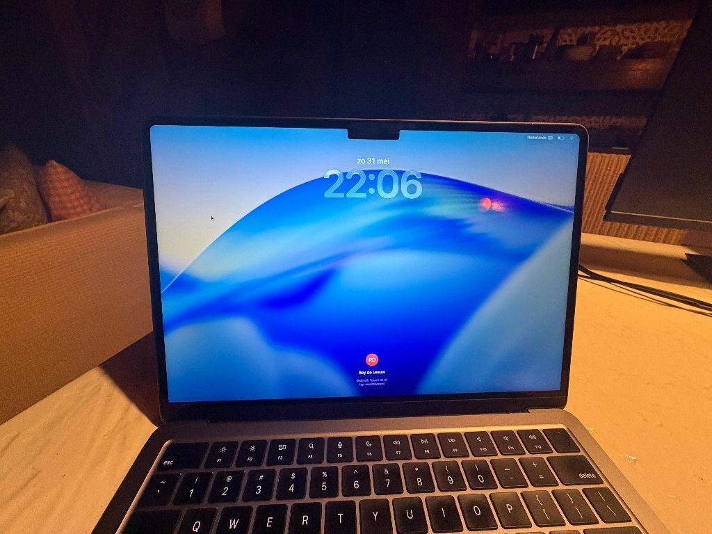 Macbook Air M3 2024 8GB/512GB Spacegray Nieuwstaat, Ophalen, Qwerty, 8 GB, 13 inch