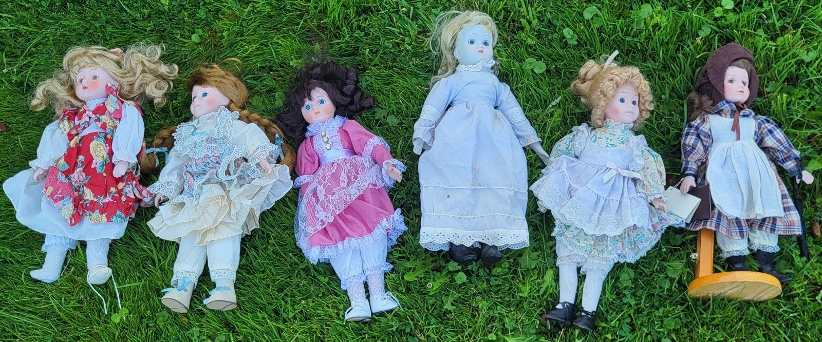 6 vintage verzamelpoppen – o.a. Heritage Mint & Classic Art, Verzamelen, Poppen, Ophalen of Verzenden, Zo goed als nieuw, Pop