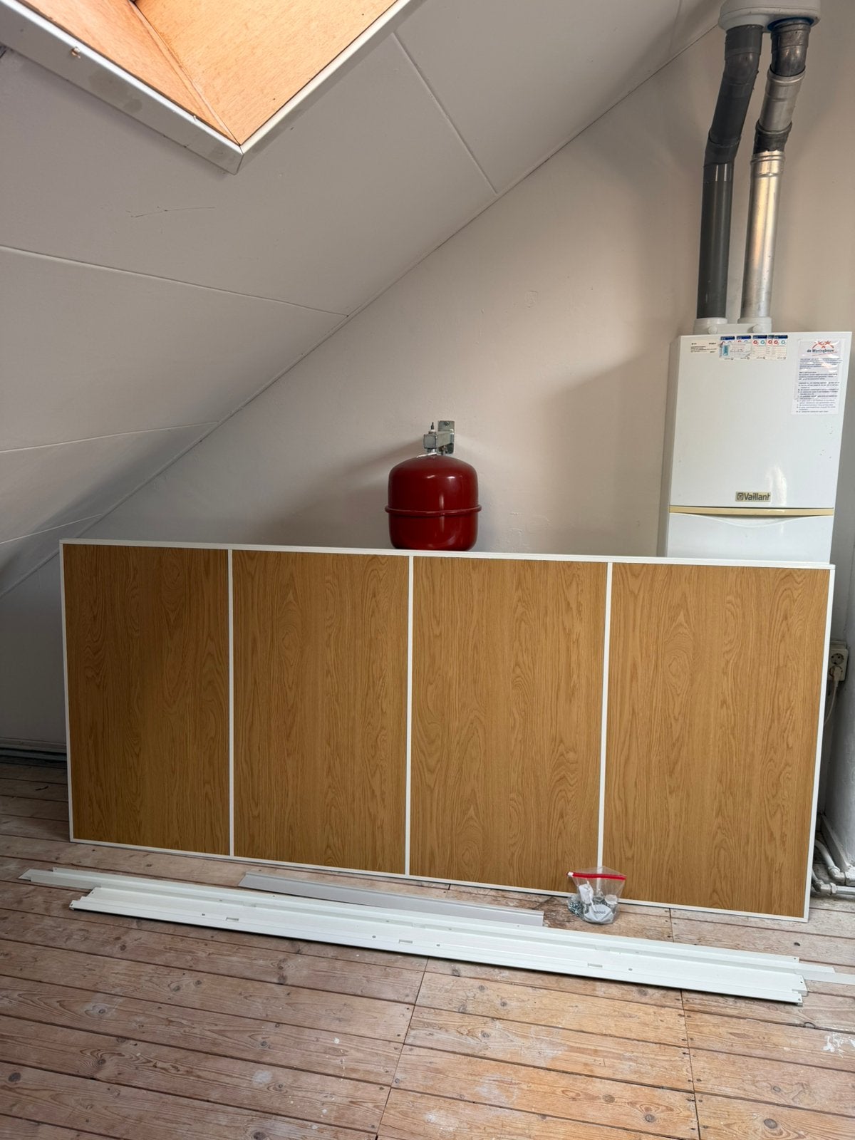 Ikea Pax schuifdeuren eiken 200 x 236 cm, Huis en Inrichting, Ophalen, 200 cm of meer, Eikenhout, Zo goed als nieuw