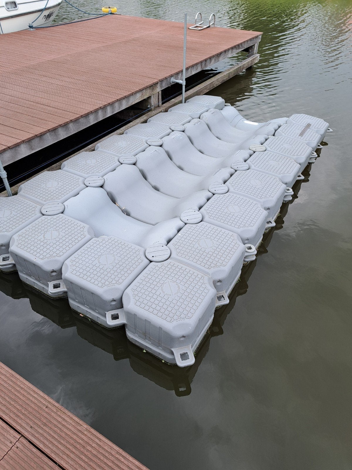 NauticDock drijvend dock van 2 x 4 m voor boot, jetski etc., Watersport en Boten, Ophalen, Gebruikt