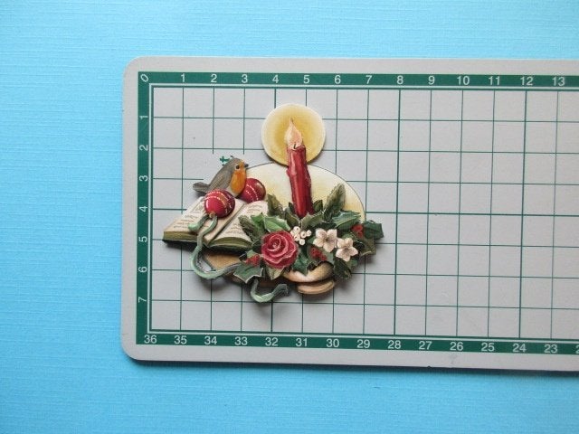 ka83 KERST Amy / vogel / kaars, Verzenden, Nieuw, Kerst, Overige typen
