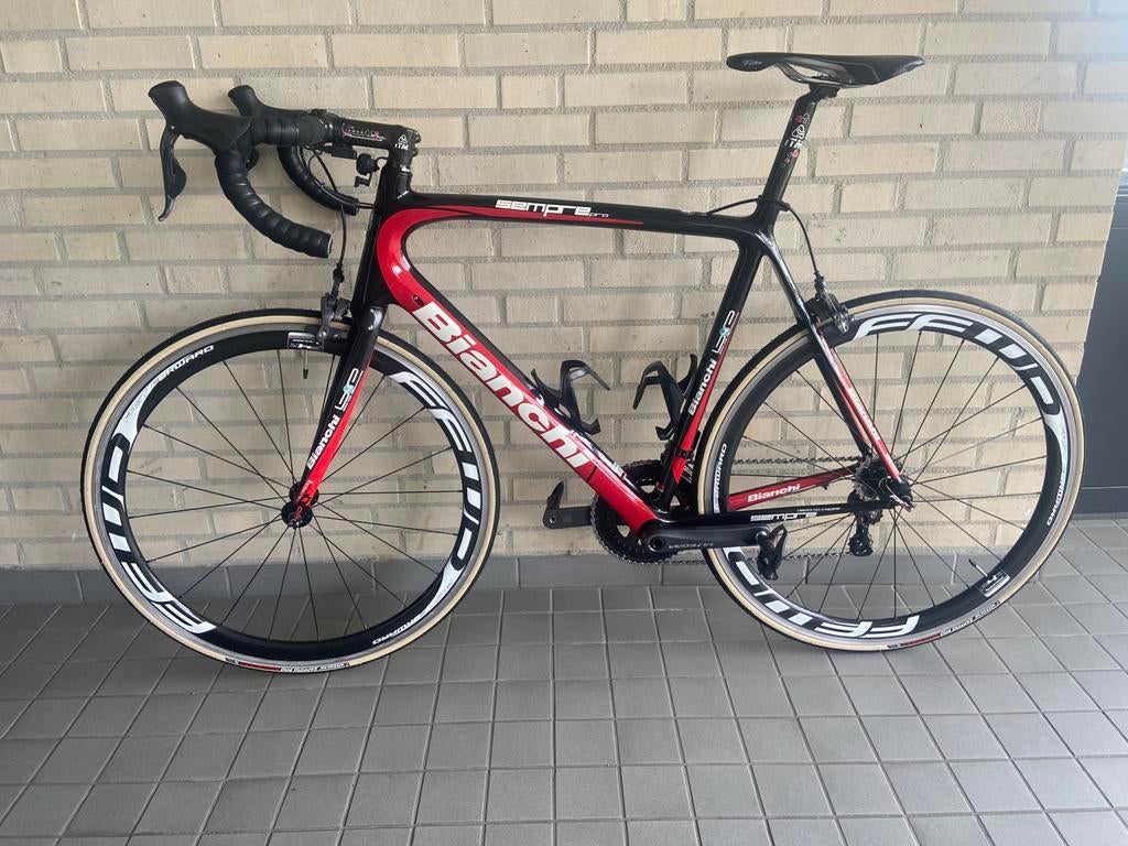 Bianchi Sempre Pro full carbon maat 59 di2, Gebruikt, Carbon, 57 tot 61 cm, Meer dan 20 versnellingen